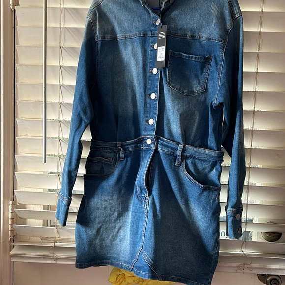 Denim Mini Dress - Picture 4 of 4
